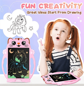 לוח לכתיבה מחיק בלחיצת כפתור LCD בצורת חתול