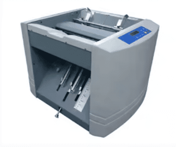 מכונת הידוק קיפול ומרבעת לחוברות